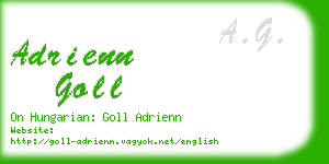 adrienn goll business card
